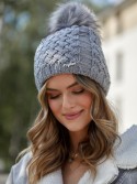 Dark gray winter hat C15 - Online store - Boutique